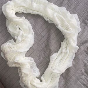 White scarf